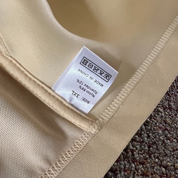 Embraced NWT 3XL front clasp racerback bra hook and eye loop pink tan - Picture 5 of 6